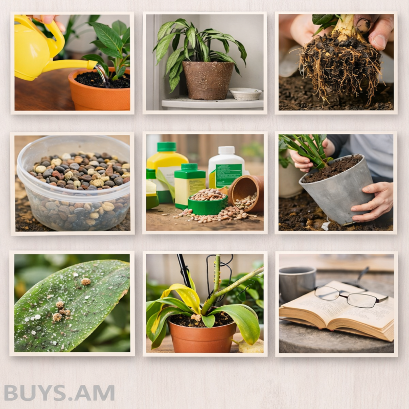 Как новички неправильным уходом вредят комнатным растениям